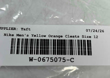 Load image into Gallery viewer, Nike Mens Zoom Rival D 10 Yellow Orange Lace-Up Low Top Running Cleats Size 12
