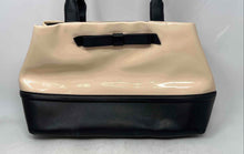 Load image into Gallery viewer, Kate Spade New York Womens Beige Black Double Handle Tote Handbag

