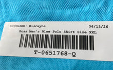 Load image into Gallery viewer, Hugo Boss Mens Blue Cotton Short Sleeve Regular Fit Collared Polo Shirt Size XXL
