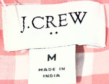 Load image into Gallery viewer, J.Crew Mens Red White Printed Long Sleeve Regular Fit Button-Up Shirt Size M

