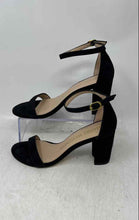 Load image into Gallery viewer, Stuart Weitzman Womens Nudistcurve 75 Black Open Toe Ankle Strap Sandals Size 5
