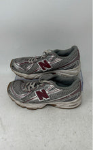 Load image into Gallery viewer, New Balance Boys 740 Bungee Lace PZ740MS Gray Red Sneakers Shoes Size 12 M
