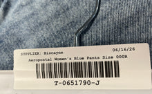 Load image into Gallery viewer, Aeropostale Womens Blue Denim Medium Wash Aero Baggy Wide-Leg Jeans Size 000R

