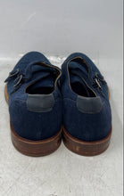 Load image into Gallery viewer, Aldo Mens Blue Round Toe Low Top Double Monk Strap Dress Shoes Size 10
