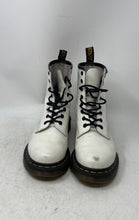 Load image into Gallery viewer, Dr. Martens Womens 1460 11821 White Smooth Leather Lace-Up Combat Boots Size 7
