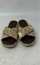 Load image into Gallery viewer, Karl Lagerfeld Womens Charla Brown Slip-On Open Toe Slide Sandals Size 6.5M
