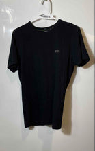 Load image into Gallery viewer, Hugo Boss Mens Black Regular-Fit Short Sleeve Pullover T-Shirt Size Small
