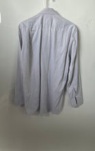 Load image into Gallery viewer, Faconnable Club Mens Gray Textured Long Sleeve Dress Shirt Size 39/15.5 R
