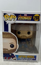 Load image into Gallery viewer, Funko Pop! Marvel Avengers Infinity War Captain America #288 Vinyl Figure w/ Box
