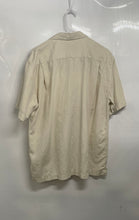 Load image into Gallery viewer, Quiksilver Edition Mens Beige Short Sleeve Comfort Fit Button-Up Shirt Size M
