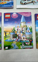Load image into Gallery viewer, Lot Of 5 Pcs Assorted Lego Friends &amp; Disney Princess Instruction Manual Books
