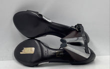 Load image into Gallery viewer, Authentic Marc By Marc Jacobs Womens Silver Black Ankle Strap Sandals Size 40
