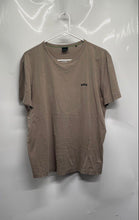 Load image into Gallery viewer, Hugo Boss Mens Brown Short Sleeve Crew Neck Stretch Pullover T-Shirt Size M
