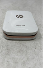Load image into Gallery viewer, HP Sprocket 100 White Zink Zero Ink Wireless Portable Photo Printer Not Tested
