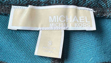Load image into Gallery viewer, Michael Kors Womens Teal Printed Pull-On Skinny Leg Ankle Pants Size Small
