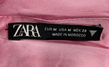 Load image into Gallery viewer, Zara Womens Pink Sleeveless Cowl Neck Regular Fit Pullover Camisole Top Size M
