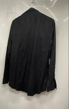 Load image into Gallery viewer, Calvin Klein Mens Black Wrinkle Free Regular Fit Dress Shirt Size M 15.5 32/33
