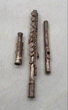 Load image into Gallery viewer, Prelude FL-711 Silver-Tone Detachable 3 Piece Concert Flute With Black Case
