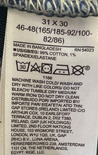 Load image into Gallery viewer, Gap Mens Blue Denim Light Wash Stretch Straight Leg Jeans Size 31X30 With Tag
