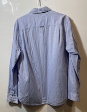 Load image into Gallery viewer, Guess Mens Light Blue Cotton Long Sleeve Collared Button-Up Shirt Size L
