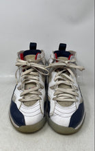 Load image into Gallery viewer, Nike Boys Jordan Jumpman Two Trey White Blue Leather Basketball Shoes Size 7Y

