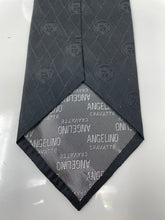 Load image into Gallery viewer, Angelino Cravatte Mens Black Diamond Silk Adjustable Formal Designer Tie
