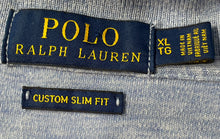 Load image into Gallery viewer, Polo Ralph Lauren Mens Blue Heather Custom Slim Fit Polo Shirt Size XL
