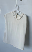 Load image into Gallery viewer, Ann Taylor Womens Beige Short Sleeve Pullover Blouse Top Size Small
