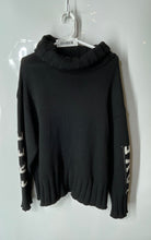 Load image into Gallery viewer, Elan Womens Black Free Love Knit Long Sleeve Turtleneck Pullover Sweater Size XL
