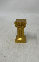 Load image into Gallery viewer, Collectible Decorative Miniature Column Gold-Tone Display Book Ends
