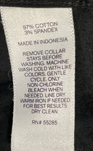 Load image into Gallery viewer, Express MK2 Mens Black Long Sleeve Collared Pockets Dress Shirt Size M 15-15.5

