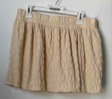 Load image into Gallery viewer, Zara Womens Beige Elastic Waist Stretch Pull-On Skort Skirt Size XL
