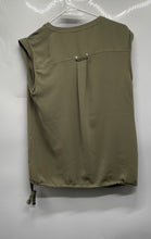 Load image into Gallery viewer, Calvin Klein Womens Green Sleeveless Pockets Blouse Top Size Medium
