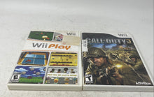 Load image into Gallery viewer, Lot Of 2 Pieces Wii Play Call Of Duty 3 Video Game Variety Discs Not Tested
