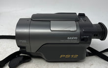Load image into Gallery viewer, Sanyo VM-PS12 Black 8mm Variable Zoom Handheld Video Camera Recorder Not Tested
