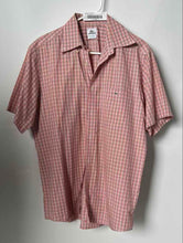 Load image into Gallery viewer, Lacoste Mens Multicolor Plaid Collared Short Sleeve Button-Up Shirt Size 42
