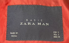 Load image into Gallery viewer, Zara Mens Black Long Sleeve Pockets Full-Zip Bomber Jacket Size Small

