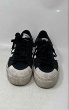 Load image into Gallery viewer, Adidas Womens Nizza Black White Lace-Up Low Top Sneakers Shoes Size 9.5
