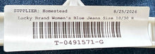 Load image into Gallery viewer, Lucky Brand Womens Blue Denim Dark Wash Stretch Skinny Leg Jeans Size 10/30 R
