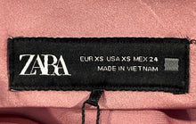 Load image into Gallery viewer, Zara Womens Pink Flat Front Stretch Side Zip Maxi Skirt Size XS With Tag
