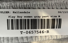 Load image into Gallery viewer, Playboy By PacSun Womens Gray Drawstring Classic Boyfriend Sweatpants Size M
