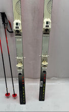 Load image into Gallery viewer, Dynastar Black And Gray Professional Winter Sports Skis Set With Poles
