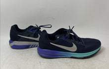 Load image into Gallery viewer, Nike Womens Air Zoom Structure 21 904701-401 Blue Lace-Up Sneaker Shoes Size 7
