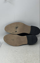 Load image into Gallery viewer, Tasso Elba Mens Black Leather Moc Toe Slip-On Penny Loafer Shoes Size 10.5
