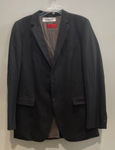 Load image into Gallery viewer, Hugo Boss Mens Brown Striped Long Sleeve Single-Breasted Two Button Blazer 42L
