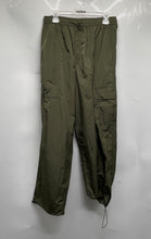 Load image into Gallery viewer, Pink Victoria's Secret Womens Green Pockets Drawstring Waist Cargo Pants Size L
