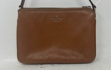 Load image into Gallery viewer, Kate Spade New York Womens Leila Brown Pebbled Leather Crossbody Bag
