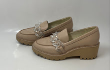 Load image into Gallery viewer, Dolce Vita Womens Haris Light Pink Leather Block Heel Platform Loafers Size 8

