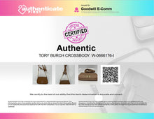 Load image into Gallery viewer, Authentic Tory Burch Womens Britten Brown Convertible Crossbody Bag Damaged
