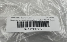 Load image into Gallery viewer, Memorex Model MKA381 Silver Handheld Wireless Microphone Not Tested
